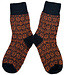 Hirsch Natur HIRSCH dunne wollen sokken KIND Noors 056 042 ANTRACIET MANGO