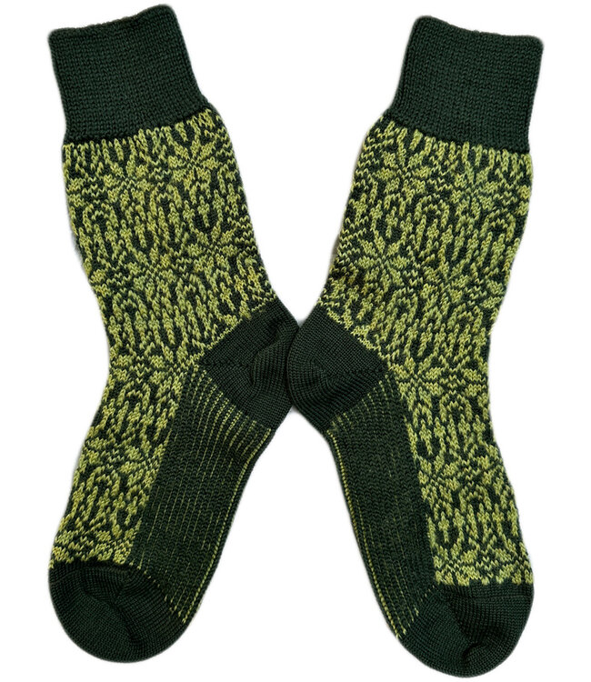 Hirsch Natur Noorse wollen sokken DENNEN 030 19