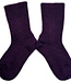 HIRSCH NATUR wollen sokken BABY effen AUBERGINE 781 06