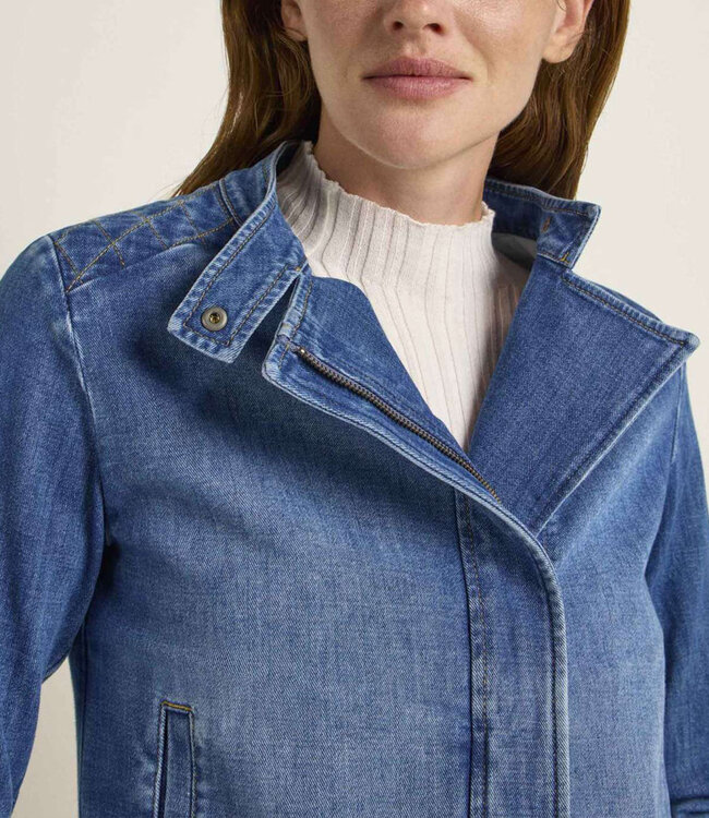 LANIUS a-symmetrisch spijkerjasje JUUL van biologisch katoen