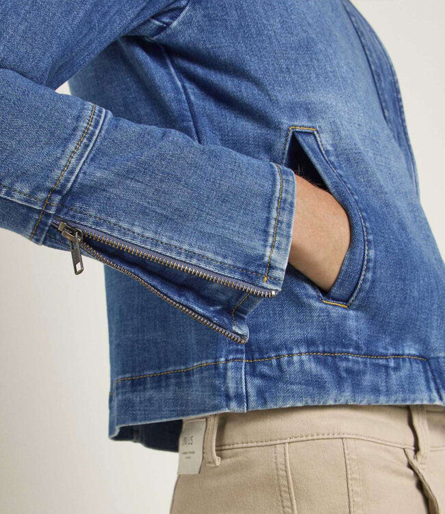 LANIUS a-symmetrisch spijkerjasje JUUL van biologisch katoen