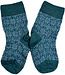 Hirsch Natur HIRSCH Dunne wollen sokken baby Noors 056 157 TURQUOISE