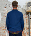 Wollen vest met knopen van 100% alpaca BLAUW