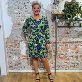 Tranquillo TRANQUILLO jurk EVA BIRCH met print biologisch katoen