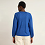 LANIUS Wollen longsleeve met v-hals LEAH BLUE