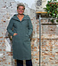 LANGERCHEN lange wollen trenchcoat MILPORT SAGE