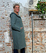LANGERCHEN lange wollen trenchcoat MILPORT SAGE