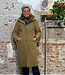 LangerChen LANGERCHEN lange wollen trenchcoat MILPORT WALNUT