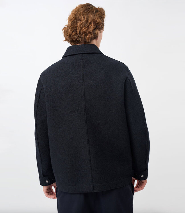 LANGERCHEN sportieve korte wollen jas LUCAN CARBON