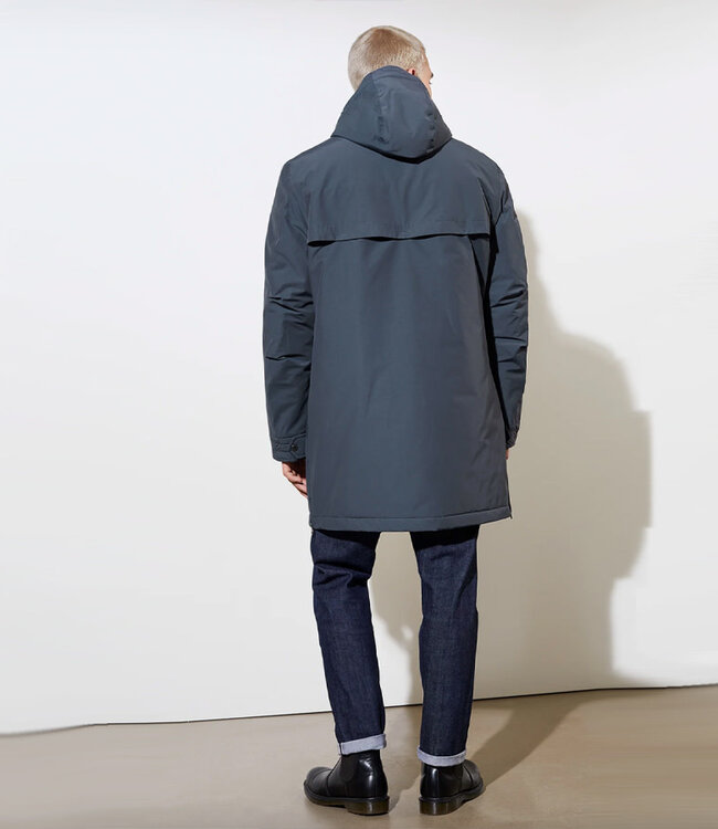 LANGERCHEN duurzame parka jas DARKIN GRAPHITE