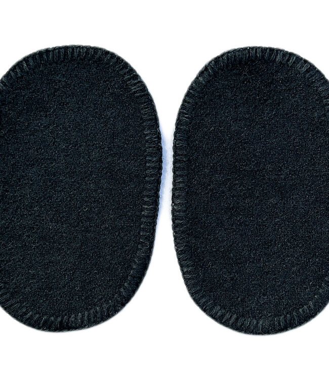 wollen patch voor reparatie van wollen kleding NACHTBLAUW