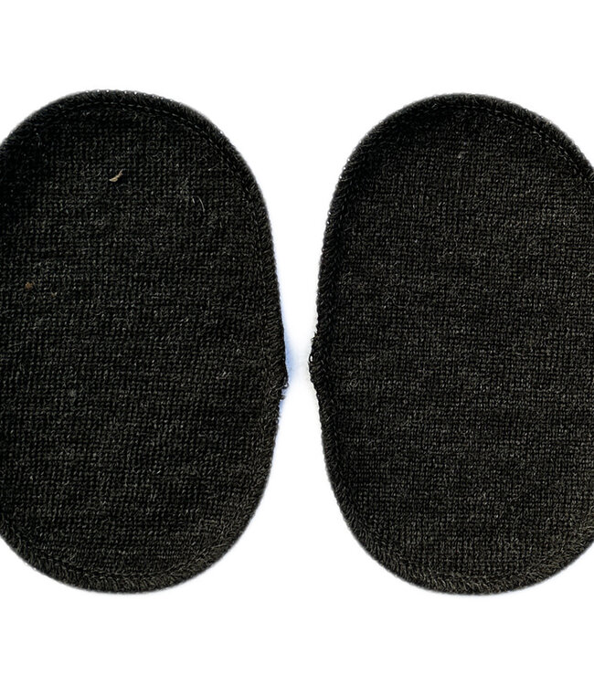 wollen patch voor reparatie van wollen kleding ANTRACIET
