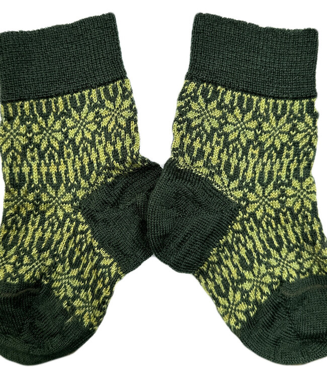 HIRSCH Dunne wollen sokken baby Noors 056 19 DENNEN