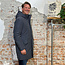 LANGERCHEN duurzame parka jas DARKIN GRAPHITE