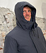LANGERCHEN duurzame parka jas DARKIN GRAPHITE