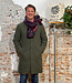 LANGERCHEN wollen parka jas voor heren STRAITON OLIVE