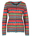 FLOMAX puur wollen v-hals vest ROSALIA MULTI