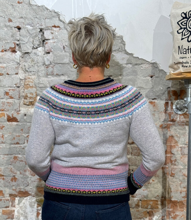 ERIBÉ merino wollen ALPINE VEST met angora WILLOW