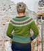 ERIBÉ merino wollen ALPINE VEST met angora MOSS