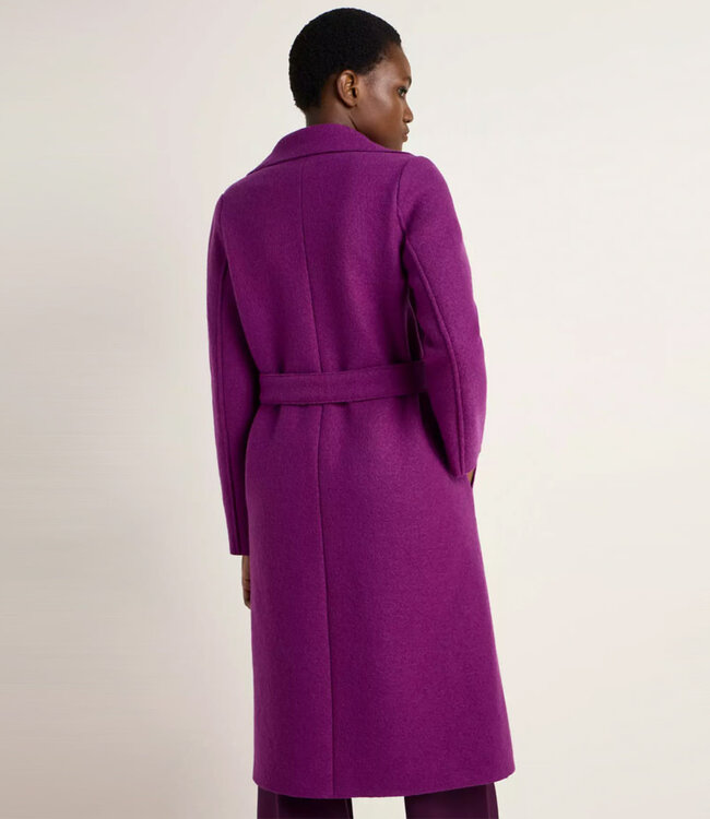 LANIUS Wollen jas mantel biologische wol VIOLET