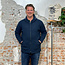 FLOMAX wollen vest met rits en capuchon JUAN DENIM