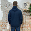 FLOMAX wollen vest met rits en capuchon JUAN DENIM