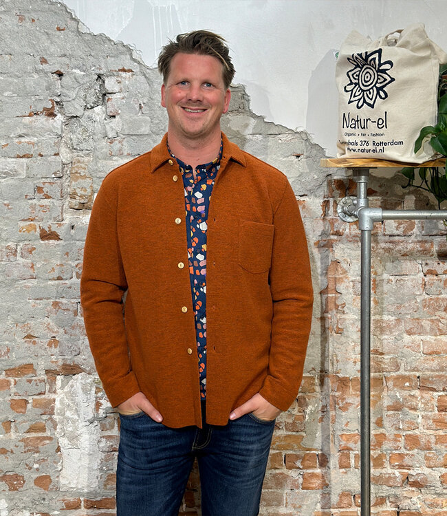 ENGEL Wollen overhemd van biologische gekookte wol MAGMA