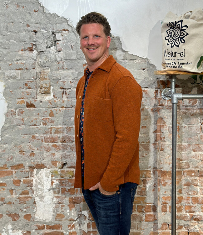 ENGEL Wollen overhemd van biologische gekookte wol MAGMA