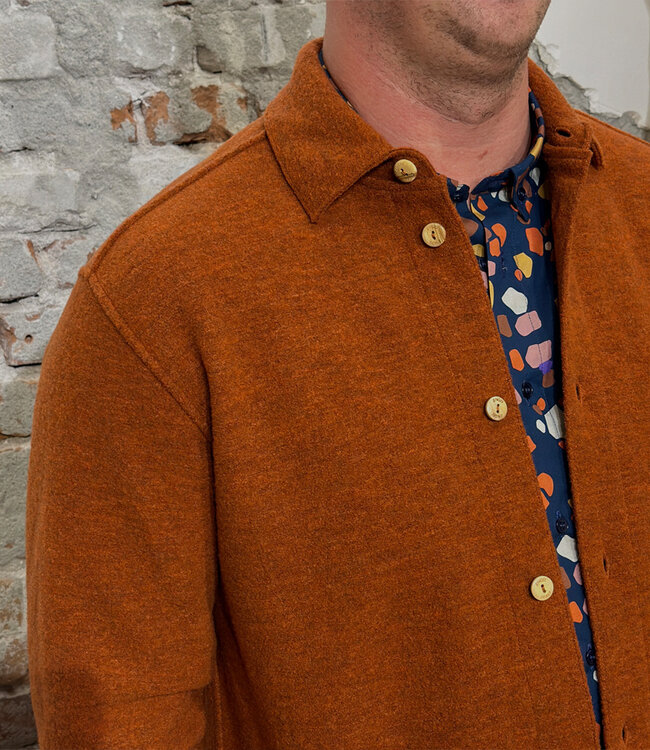 ENGEL Wollen overhemd van biologische gekookte wol MAGMA