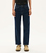 THINKING MU spijkerbroek NELE DARK DENIM biologisch katoen