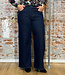 THINKING MU THINKING MU spijkerbroek HEDDA DARK DENIM wijde pijpen