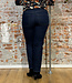 THINKING MU spijkerbroek NELE DARK DENIM biologisch katoen