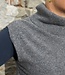 LIVING CRAFTS Pure wollen spencer met col LALA SMOKE