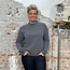 LIVING CRAFTS Wollen trui met col LAINA SMOKE