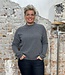 Living Crafts LIVING CRAFTS Wollen trui met col LAINA SMOKE