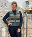 Eribé ERIBÉ wollen spencer dames vest KINROSS GARNET