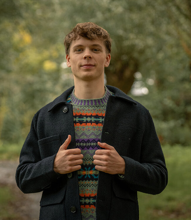 ERIBÉ wollen trui shetland wol supersoft BRODIE RUPERT