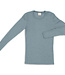 ENGEL Wol zijde LONGSLEEVE HEREN wollen ondergoed IJSBLAUW