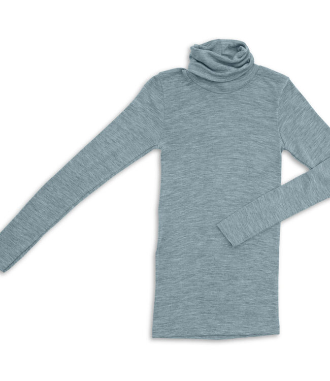 ENGEL Wol zijde COLTRUI dames IJSBLAUW biologische wol