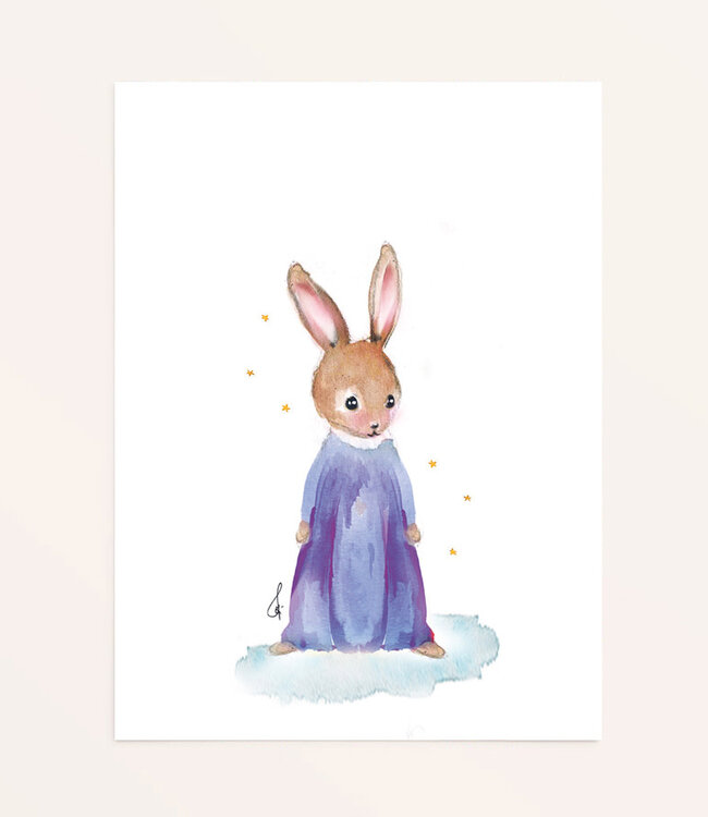 Wens kaart HAASJE SEBASTIEN - Iris van Dijck A6