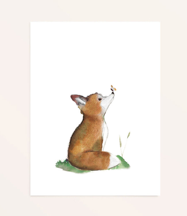 Wens kaart VOSJE PHILIPPE - Iris van Dijck A6