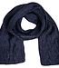 Wollen shawl met kabelpatroon SEABED unisex FISHERMAN