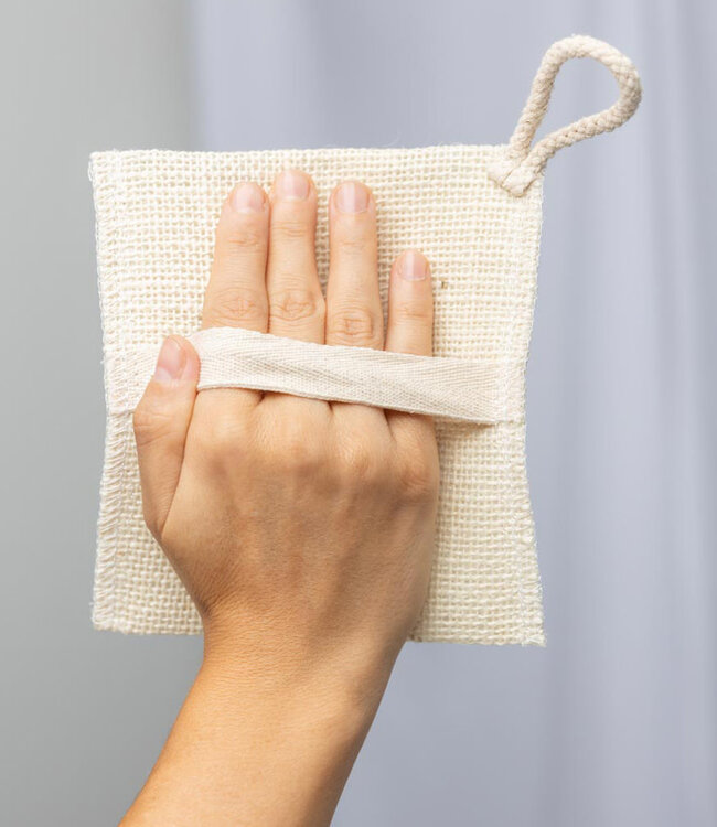 Zeep handschoen HERB zero waste TRANQUILLO