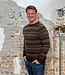 FISHERMAN Wollen trui FAIRISLE CHESTNUT pure lamswol