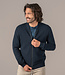 Living Crafts LIVING CRAFTS heren vest met rits PAVO NAVY biologisch katoen
