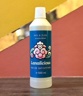 Natur-el LANALICIOUS wasmiddel voor WOL en ZIJDE met lanoline 500 ml