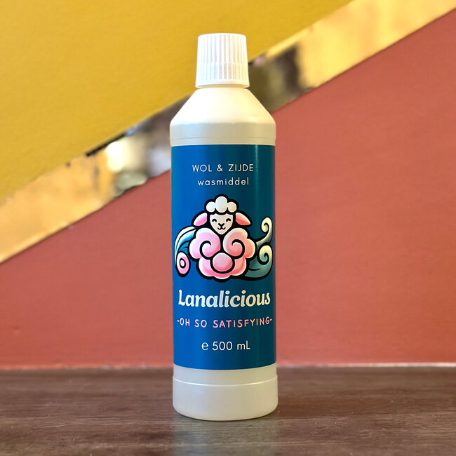 LANALICIOUS wasmiddel voor WOL en ZIJDE met lanoline 500 ml