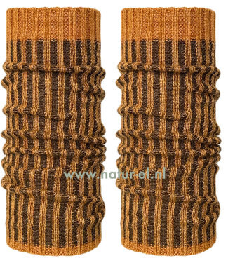 De Colores DE COLORES 100% baby alpaca BEENWARMERS TWO TONE mosterd 22