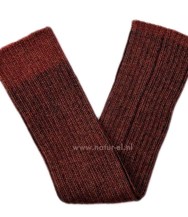 DE COLORES 100% baby alpaca BEENWARMERS TWO TONE roest 48