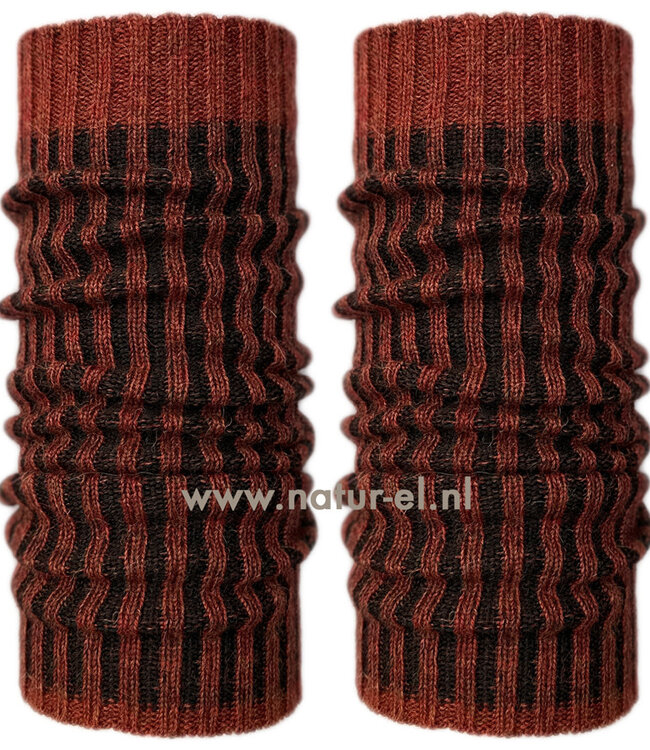 DE COLORES 100% baby alpaca BEENWARMERS TWO TONE roest 48